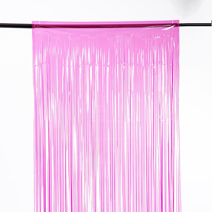 Μακαρόνια Ροζ Τίνσελ Φόντο PET Ροζ Φόλιου Κεραμίδας 0